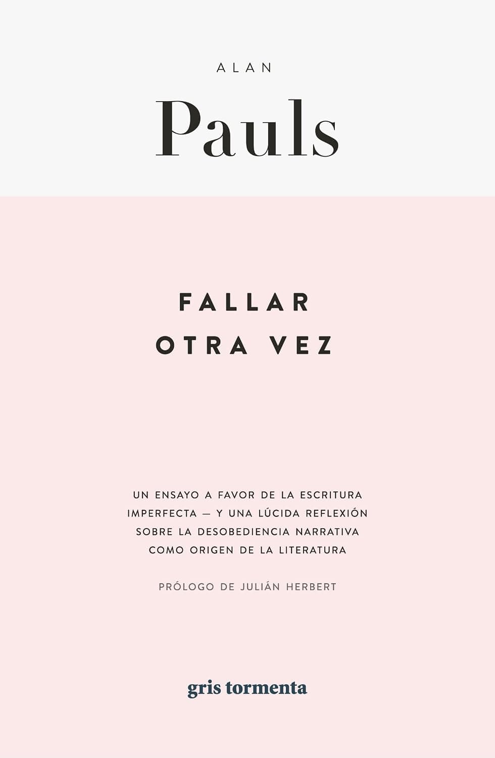 Portada de Fallar otra vez